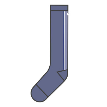 Chaussettes Equithème Classic bleu-blanc-rouge Chaussettes Equithème Classic bleu-blanc-rouge