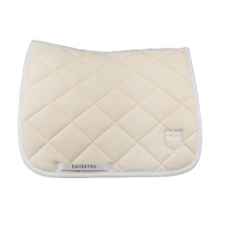 Tapis de dressage en tissu technique avec logo brodé White Line Equestro Beige Tapis de dressage en tissu technique avec logo brodé White Line Equestro Beige