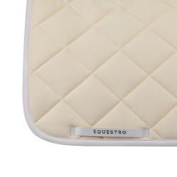 Tapis de dressage en tissu technique avec logo brodé White Line Equestro Beige Tapis de dressage en tissu technique avec logo brodé White Line Equestro Beige