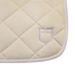Tapis de dressage en tissu technique avec logo brodé White Line Equestro Beige Tapis de dressage en tissu technique avec logo brodé White Line Equestro Beige