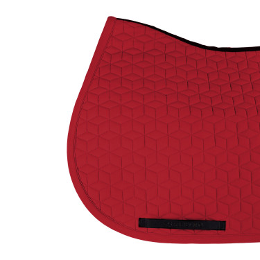 Tapis de selle de saut en matelassage cubique Equestro Tapis de selle de saut en matelassage cubique Equestro