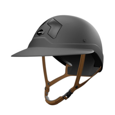 Casque Flex-on Armet noir visière Angel Dark Jugulaire marron Casque Flex-on Armet noir visière Angel Dark Jugulaire marron