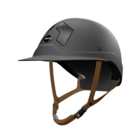 Casque Flex-on Armet visière Mixte Dark Jugulaire marron