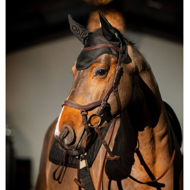 Bonnet anti-mouches Horseware Amigo Earnet Noir