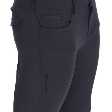 Pantalon ajusté avec grip intégral homme Aria Equestro Marine blazer Bleu marine Pantalon ajusté avec grip intégral homme Aria Equestro Marine blazer Bleu marine