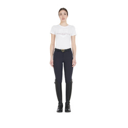 Pantalon ajusté femme avec grip complet Aria Equestro Marine blazer Bleu marine