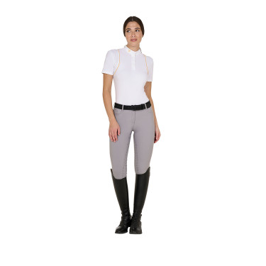 Pantalon femme avec grip intégral Aria en tissu technique Equestro Pantalon femme avec grip intégral Aria en tissu technique Equestro