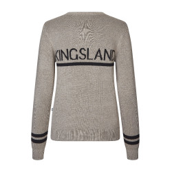 Pull-over tricoté Kingsland KLNancy femme Beige mélangé Pull-over tricoté Kingsland KLNancy femme Beige mélangé