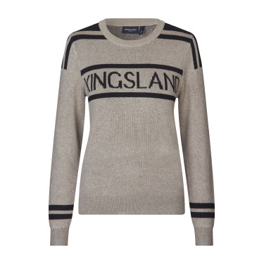 Pull-over tricoté Kingsland KLNancy femme Beige mélangé Pull-over tricoté Kingsland KLNancy femme Beige mélangé