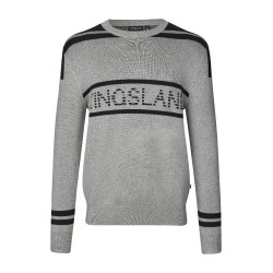 Pull-over tricoté Kingsland KLNolan homme Gris mélangé moyen Pull-over tricoté Kingsland KLNolan homme Gris mélangé moyen