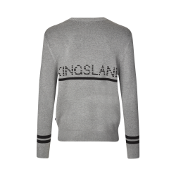 Pull-over tricoté Kingsland KLNolan homme Gris mélangé moyen Pull-over tricoté Kingsland KLNolan homme Gris mélangé moyen
