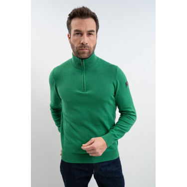 Pull Harcour Parmo Vert émeraude