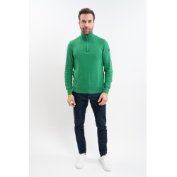 Pull Harcour Parmo Vert émeraude