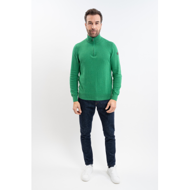 Pull Harcour Parmo Vert émeraude