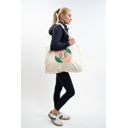 Totebag Casual Harcour Bertille Naturel / fleur