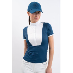 Polo de concours Harcour Shine Bleu lagon