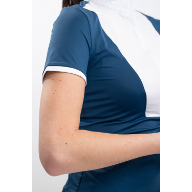 Polo de concours Harcour Shine Bleu lagon