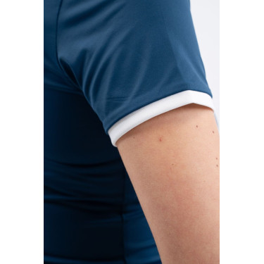 Polo de concours Harcour Shine Bleu lagon