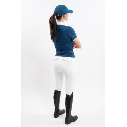 Polo de concours Harcour Shine Bleu lagon