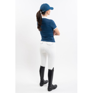 Polo de concours Harcour Shine Bleu lagon