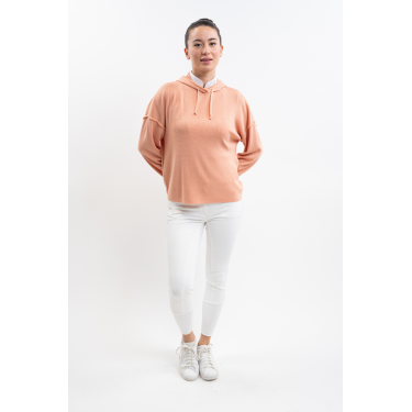 Sweat à capuche Plume Harcour femme Abricot Orange Sweat à capuche Plume Harcour femme Abricot Orange