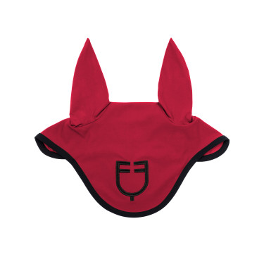 Bonnet anti-mouches en tissu technique édition Black Line Equestro Bonnet anti-mouches en tissu technique édition Black Line Equestro