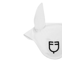 Bonnet anti-mouches en tissu technique White Line Edition Equestro Walnut Marron