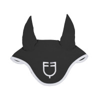 Bonnet anti-mouches en tissu technique White Line Edition Equestro Walnut Marron