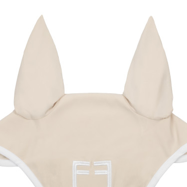 Bonnet anti-mouches en tissu technique White Line Edition Equestro Bonnet anti-mouches en tissu technique White Line Edition Equestro