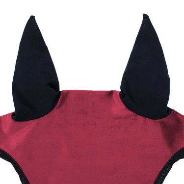 Bonnet anti-mouches en velours et tissu technique Equestro Bonnet anti-mouches en velours et tissu technique Equestro