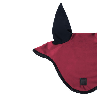 Bonnet anti-mouches en velours et tissu technique Equestro Bonnet anti-mouches en velours et tissu technique Equestro