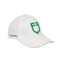 Casquette unisex de la nouvelle collection Equestro Blanc / vert Casquette unisex de la nouvelle collection Equestro Blanc / vert