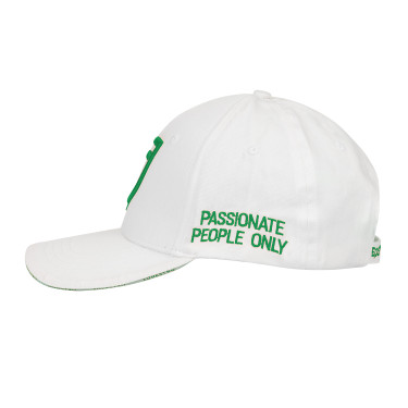 Casquette unisex de la nouvelle collection Equestro Blanc / vert