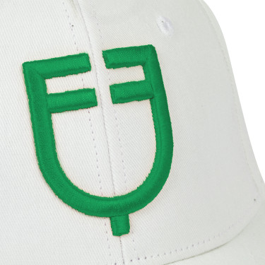 Casquette unisex de la nouvelle collection Equestro Blanc / vert