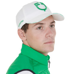 Casquette unisex de la nouvelle collection Equestro Blanc / vert