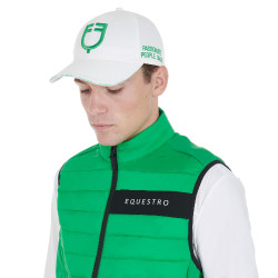 Casquette unisex de la nouvelle collection Equestro Blanc / vert