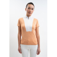 Polo de concours Harcour Paris femme Abricot Orange