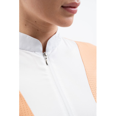 Polo de concours Harcour Paris femme Abricot Orange