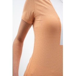 Polo de concours Harcour Paris femme Abricot Orange