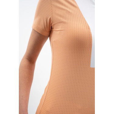 Polo de concours Harcour Paris femme Abricot Orange