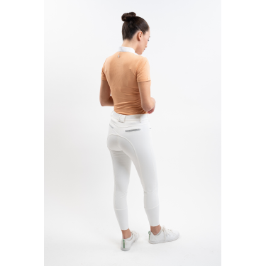 Polo de concours Harcour Paris femme Abricot Orange