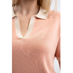 Polo Harcour Peach femme Abricot Orange Polo Harcour Peach femme Abricot Orange