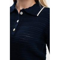 Polo Harcour Pony femme Marine Bleu marine Polo Harcour Pony femme Marine Bleu marine