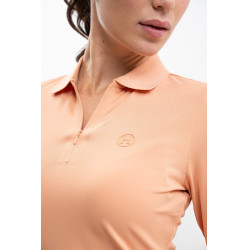 Polo technique Harcour Pepite femme Abricot Orange Polo technique Harcour Pepite femme Abricot Orange