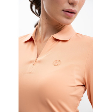 Polo technique Harcour Pepite femme Abricot Orange Polo technique Harcour Pepite femme Abricot Orange
