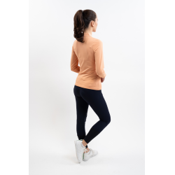 Polo technique Harcour Pepite femme Abricot Orange Polo technique Harcour Pepite femme Abricot Orange