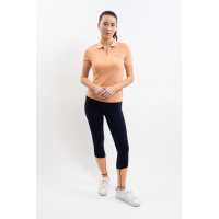 Polo technique Harcour Popsy femme Abricot Orange Polo technique Harcour Popsy femme Abricot Orange