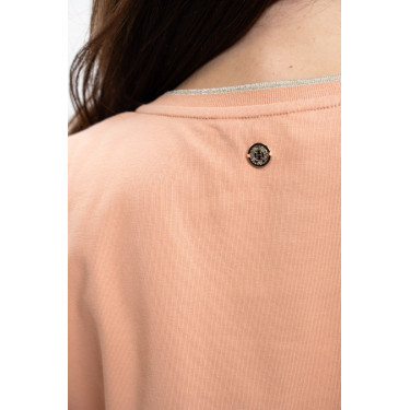 Tee-shirt Harcour Taraza femme Abricot Orange Tee-shirt Harcour Taraza femme Abricot Orange