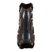 Guêtres anatomiques avec mouton synthétique Spider Man Equestro Marron