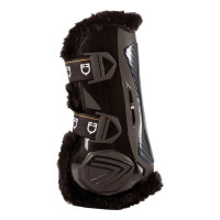 Guêtres anatomiques avec mouton synthétique Spider Man Equestro Marron